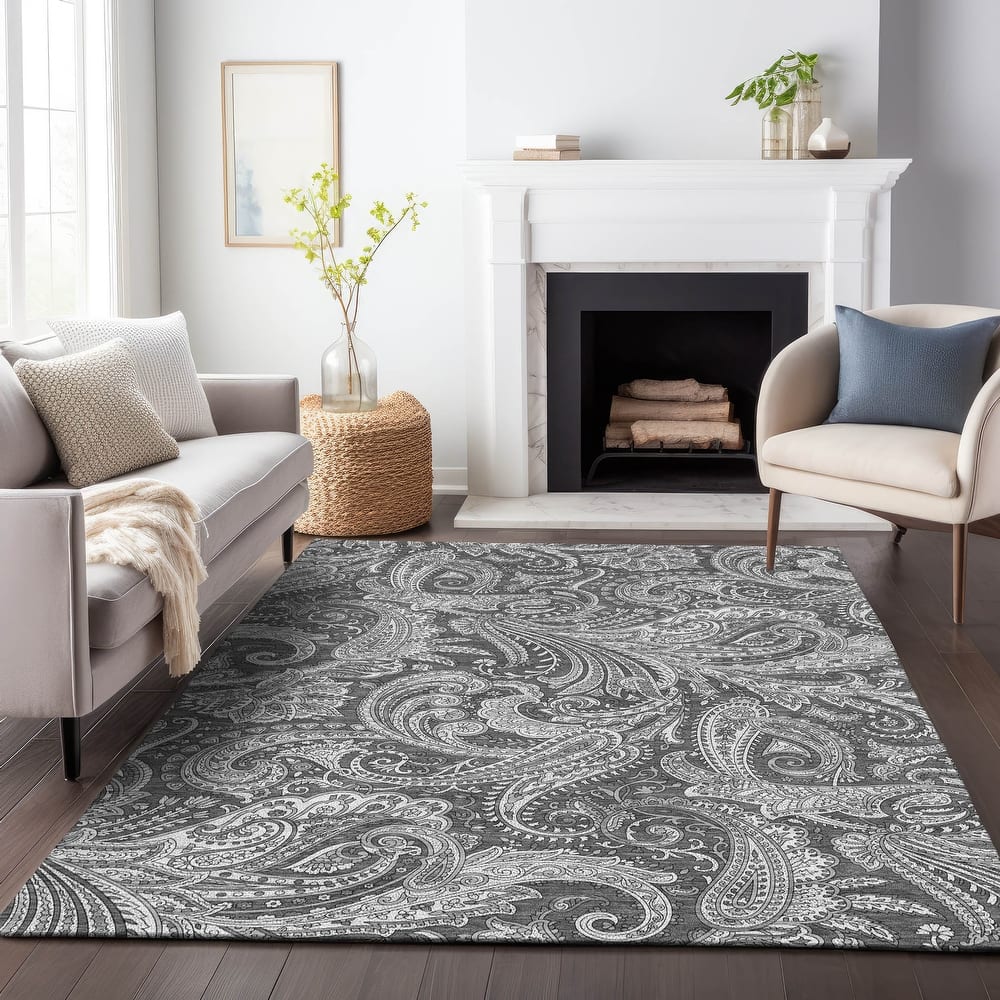 Premium Washable Super Soft Traditional Paisley Mayfield Rug