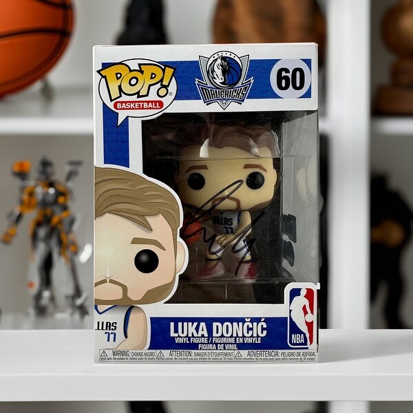 Luka Doncic Signed Dallas Mavericks Funko Pop Figure - Bed Bath