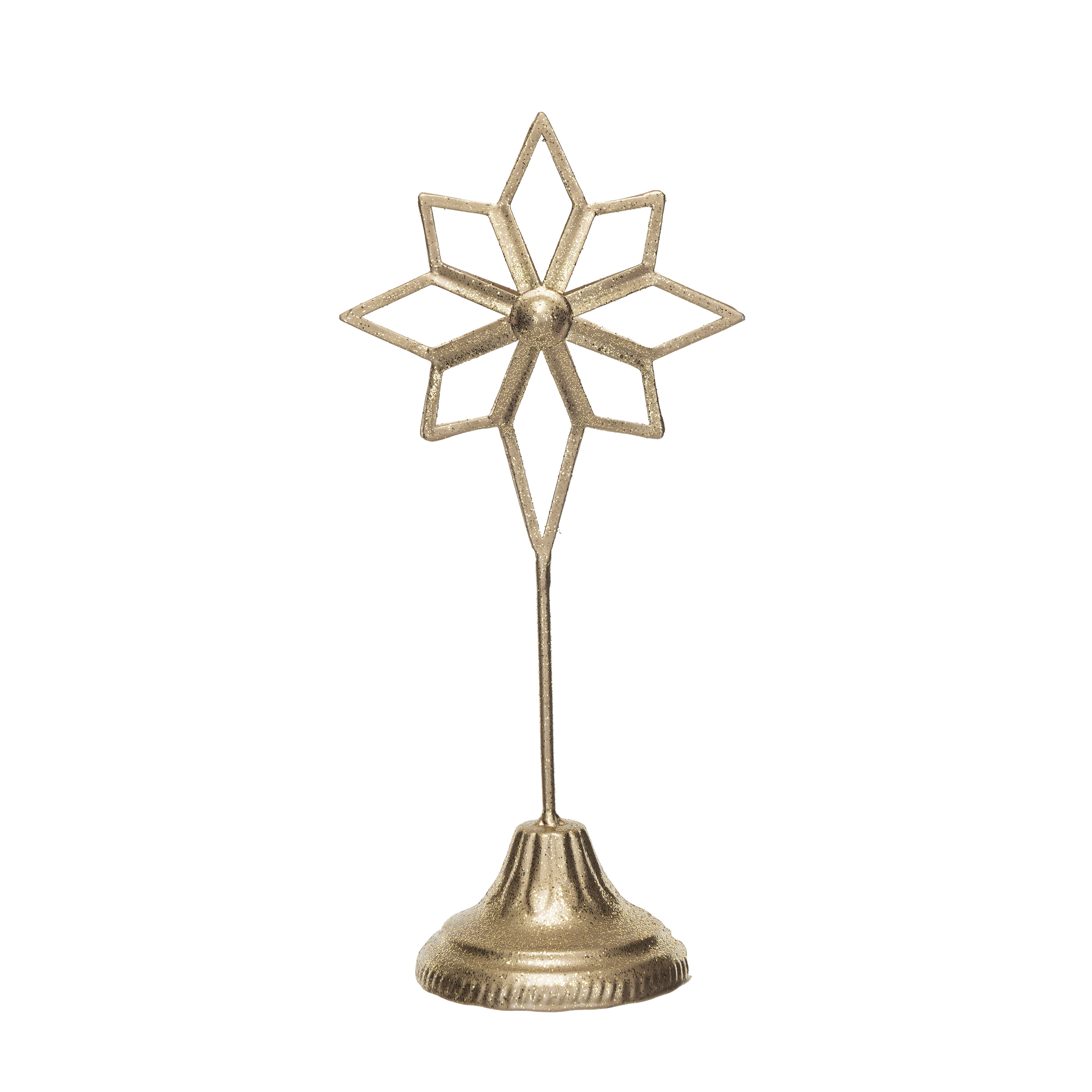 Metal Star Decor on Stand