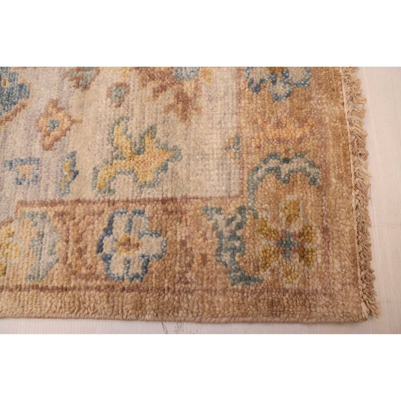 ECARPETGALLERY Hand-knotted Jules Serapi Tan Wool Rug - 9'1 x 12'0