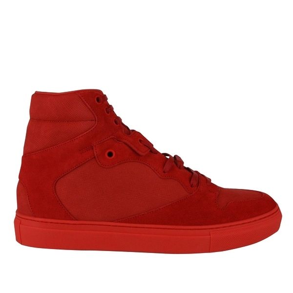 balenciaga suede red