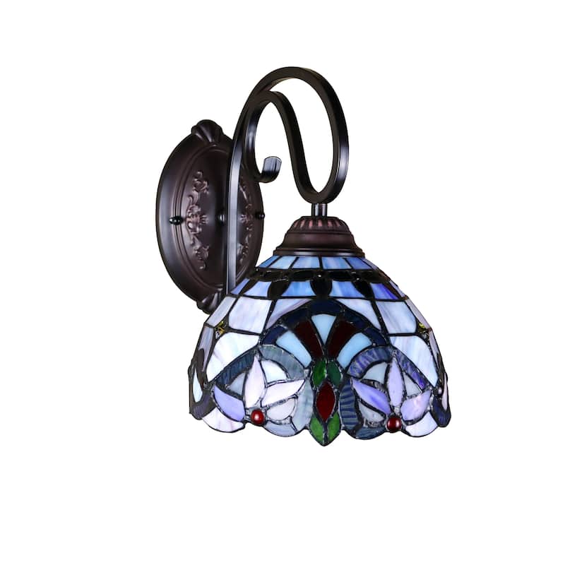 Victorian Design 1-light Blackish Bronze Wall Sconce