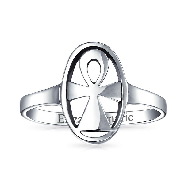 ankh cross ring