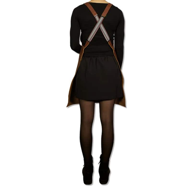 Unisex Leather Kitchen Apron - 30.25"