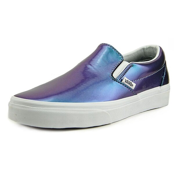 vans patent leather slip on