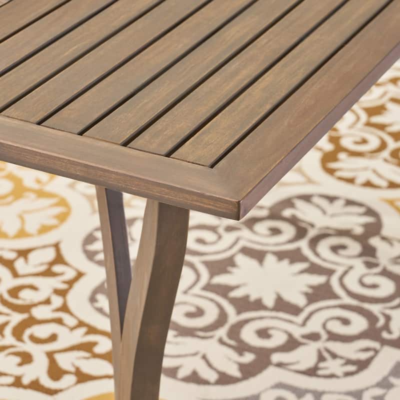 Hermosa Outdoor Acacia Wood Rectangle Dining Table (ONLY) by Christopher Knight Home - 59.00" L x 31.50" W x 30.00" H