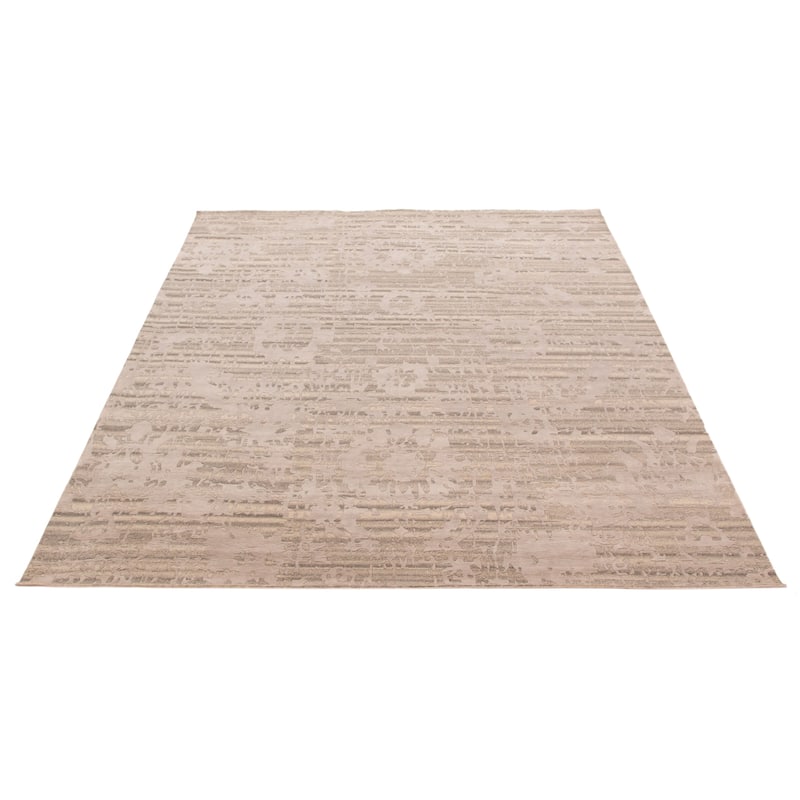 ECARPETGALLERY Hand-knotted Alma Light Grey Wool Rug - 8'0 x 9'11