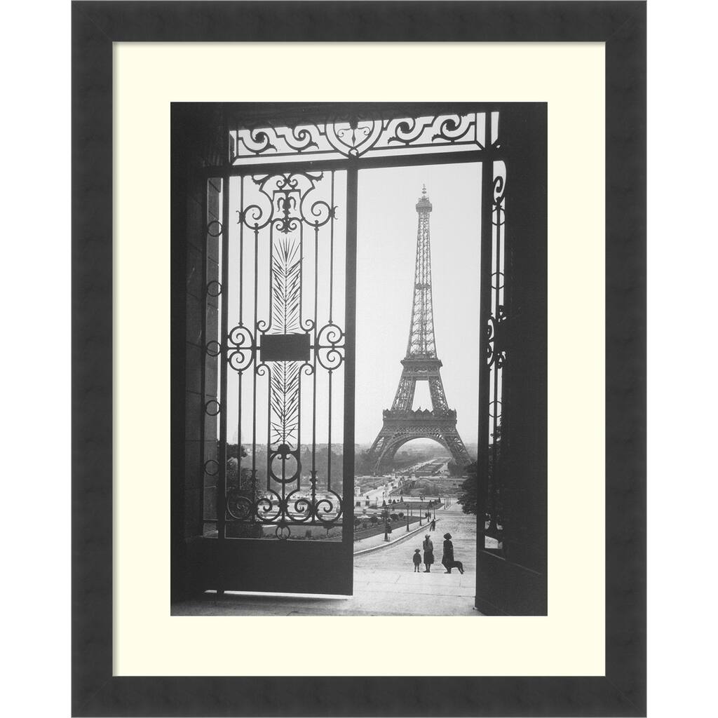 Framed Art Print Le Jardin de Monet a Giverny by Claude Monet 38 x 26-inch