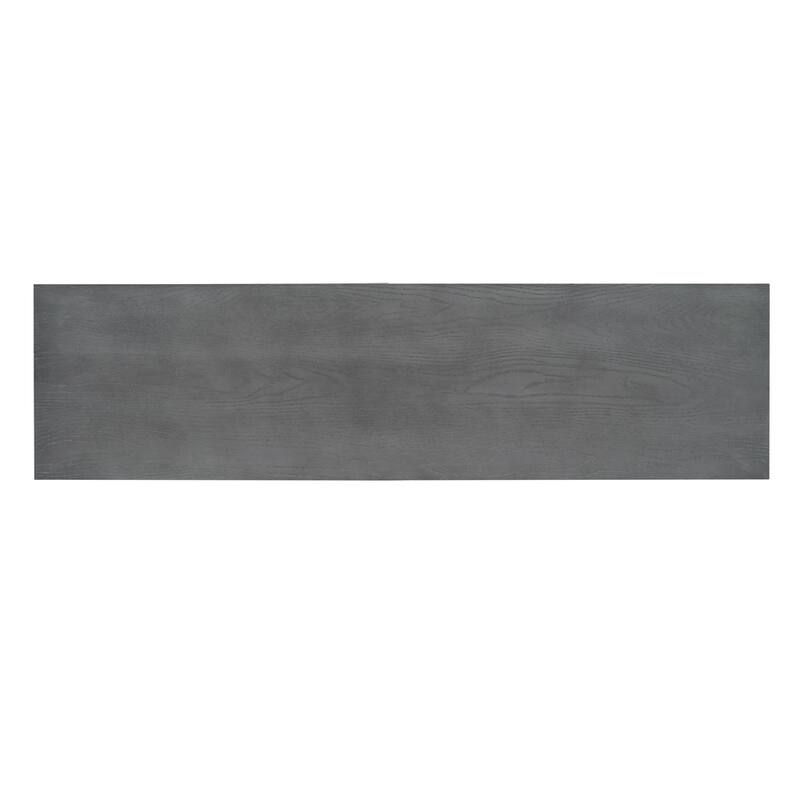 Sideboarddoor with Circular Groove Design Round Metal Door Handle - N/A