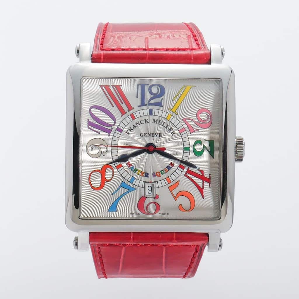 Franck Muller Color Dreams Master Square Men's Watch - Rainbow Numbers