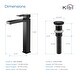 preview thumbnail 16 of 25, Lead Free Solid Brass Single Handle Bathroom Vanity Sink Faucet with Water Hose