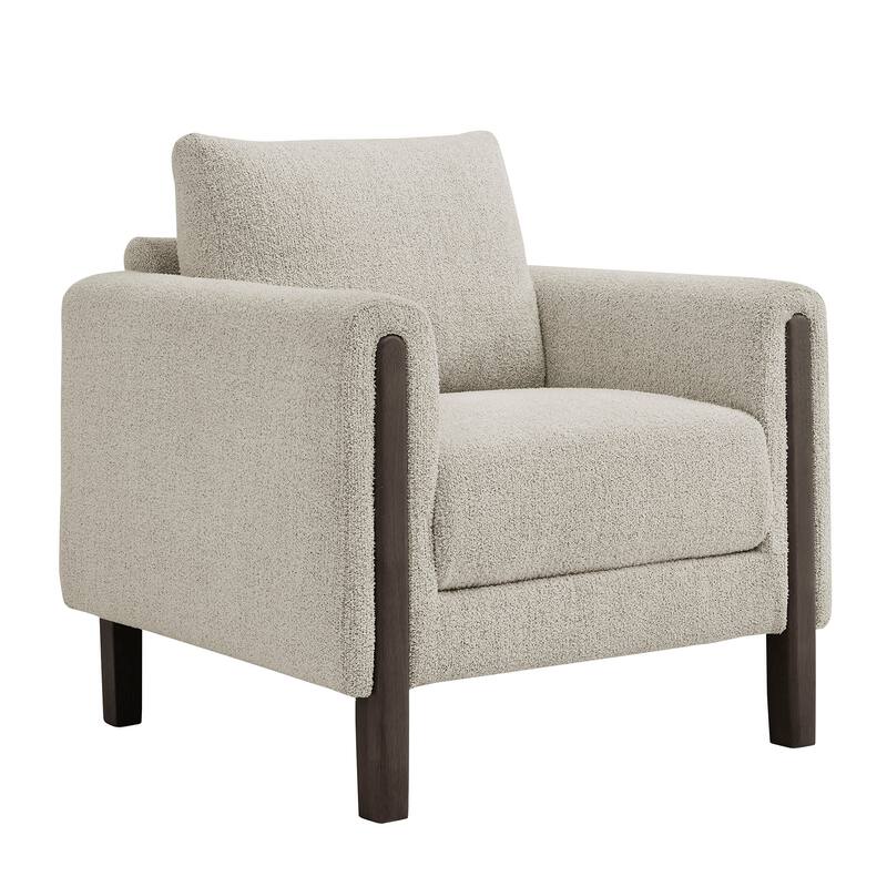 Hawken Boucle Fabric Accent Armchair