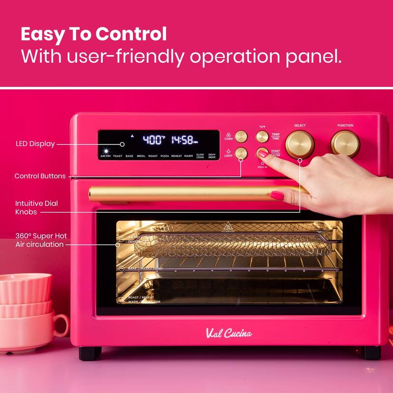 Infrared Heating Air Fryer Toaster Oven, Extra Large Countertop