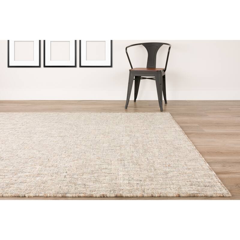 Addison Winslow Active Solid Wool and Viscose Area Rug