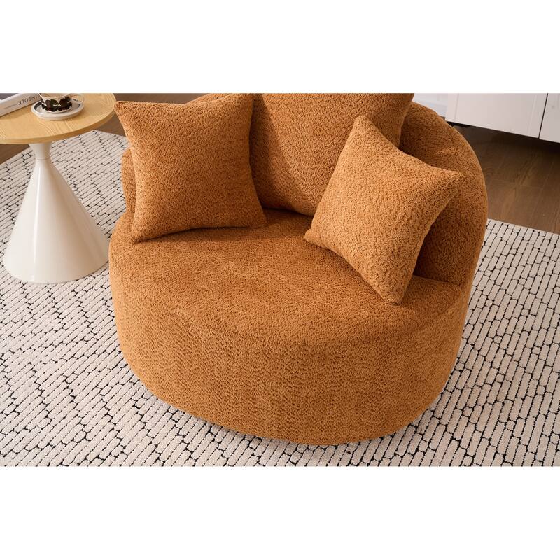 Single Seat Full Sponge Compression Swivel Chair Single Sofa