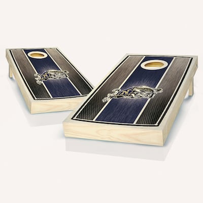 Naval Academy Midshipmen Striped NCAA Team Cornhole Boards