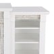 preview thumbnail 14 of 25, SEI Furniture Remote Controlled LED Electric Fireplace with Mantel in White Stone and Storage