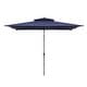 preview thumbnail 28 of 76, Pellebant 9 x 5 Ft Outdoor Double Top Market Umbrella