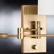 preview thumbnail 6 of 5, Luxury Transitional Wall Sconce, 11.75"H x 10"W, with Traditional Style, Olde Brass, BWP4131 by Urban Ambiance - 11.75