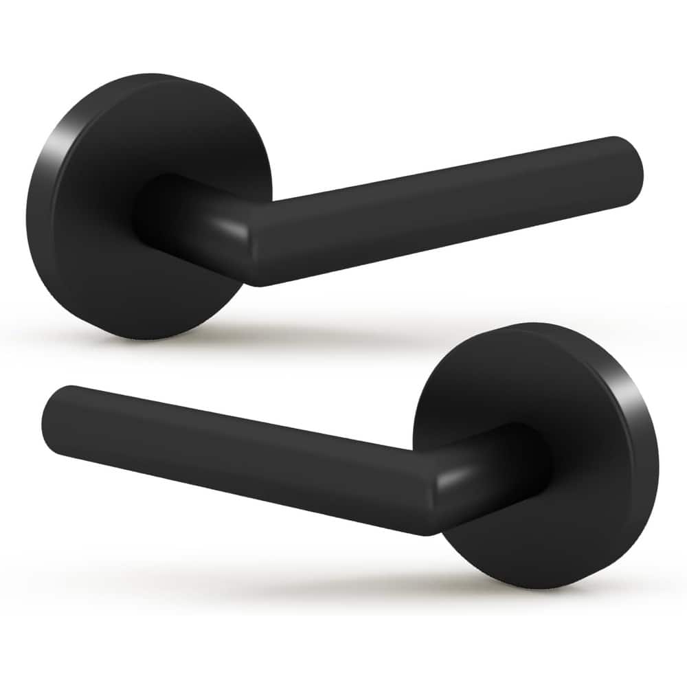 Mega Handles RONN Dummy Flat Door Lever, Non-Turning Reversible Door Handle for Closet, French, Pantry Doors, Easy Installation