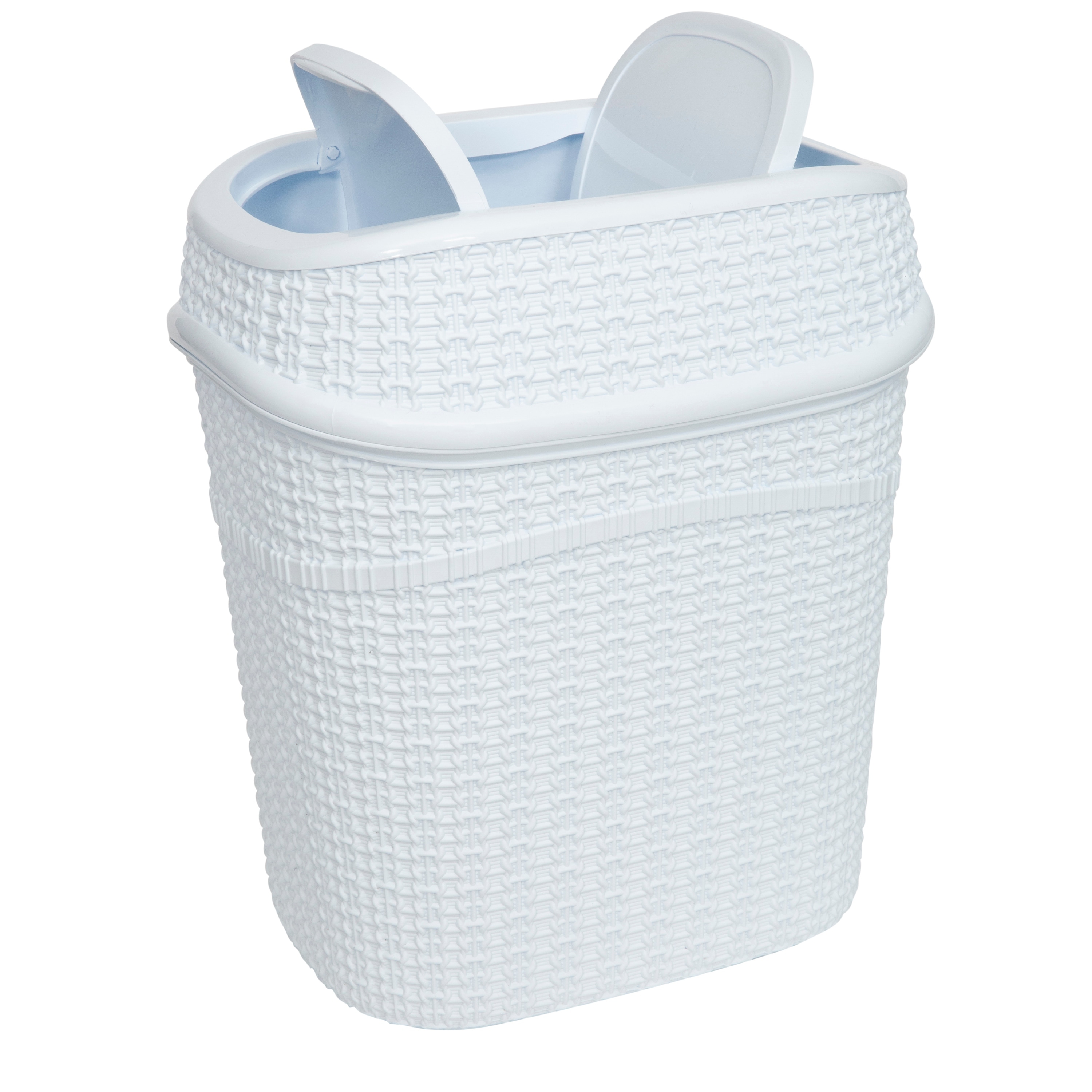 Bath Bliss 2 Pack 9.5 Liter Sailor Knot Swing Top Waste Bin - Bed Bath &  Beyond - 36499761