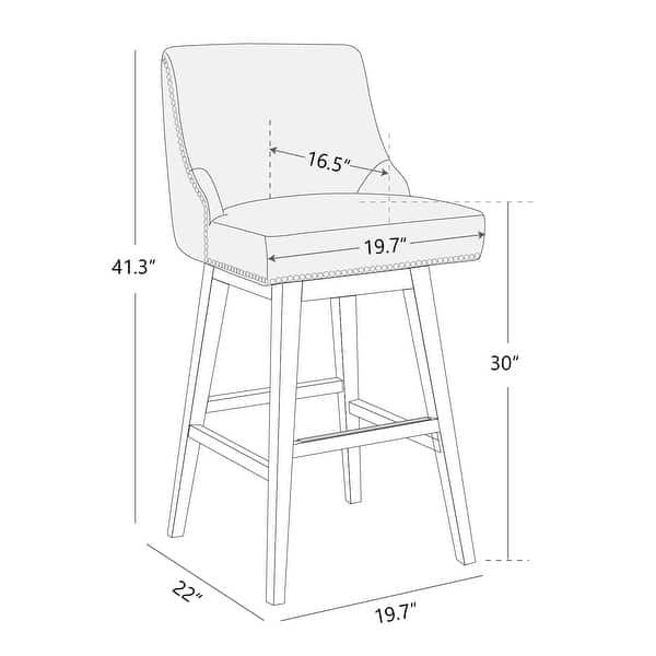 Oliver Counter Height Swivel Barstool Set of 2 Bed Bath & Beyond