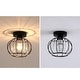 preview thumbnail 8 of 7, Modern Simple 1 Light Crystal Ceiling Light - 7.49''x6.7''