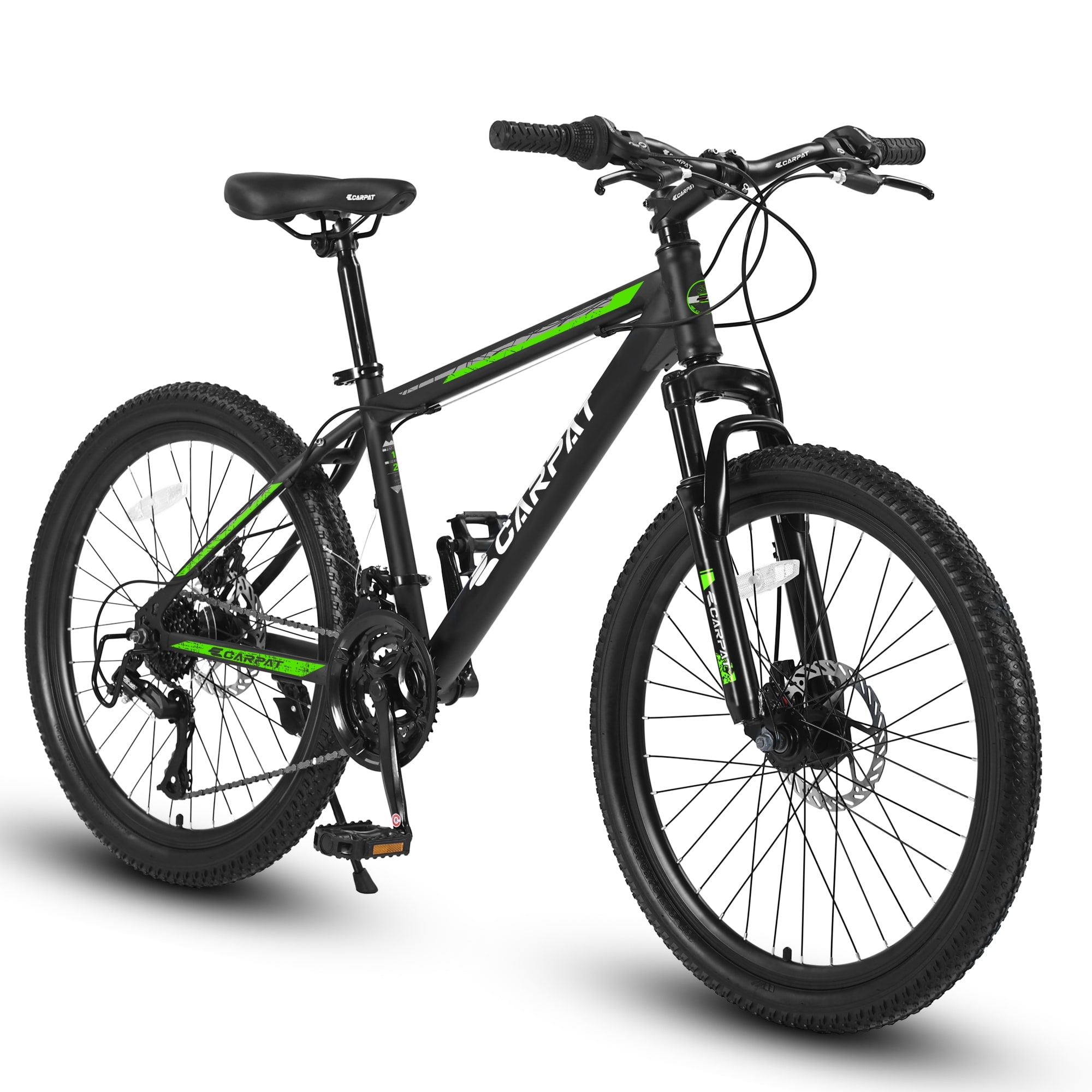 26 inch Mountain Bike for Teenagers Girls Women, Shimano 21 Speeds with Dual Disc Brakes and 100mm Front Suspension