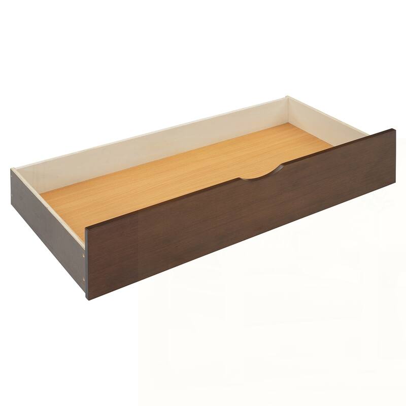 Wooden Storage Platform Bed with USB Ports