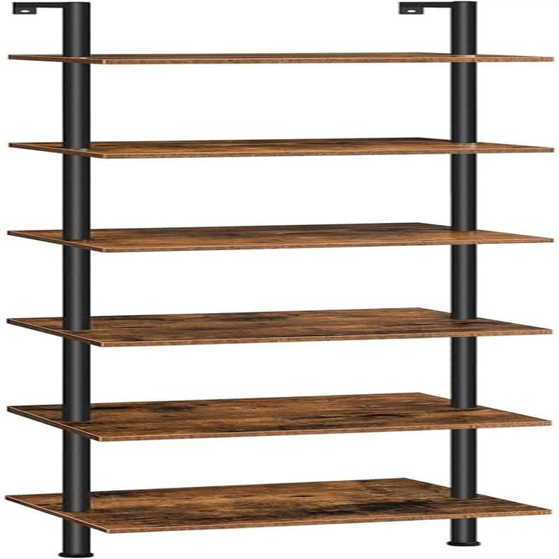 DIY Ladder Shelf - 9.4"D x 15.4"W x 79"H