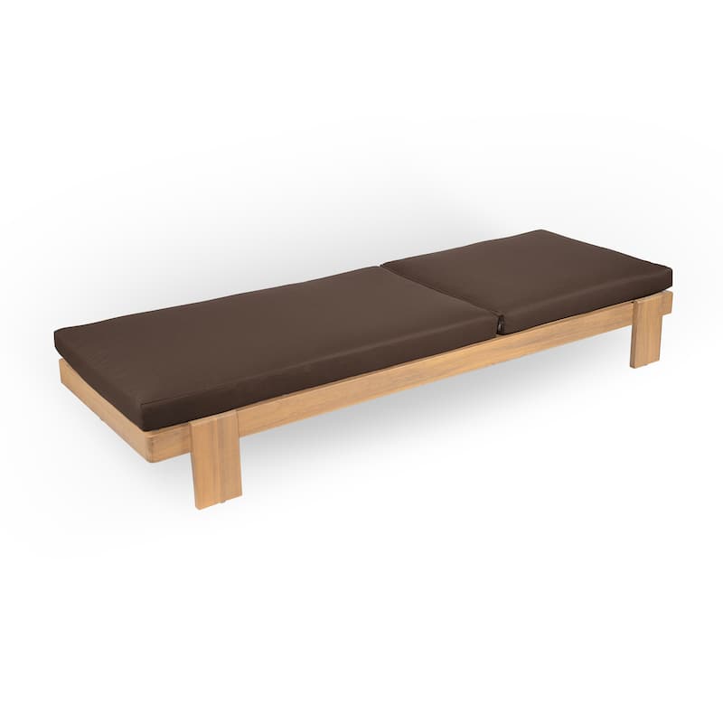 Christopher Knight Home - Sophia Outdoor Acacia Wood Chaise Lounge