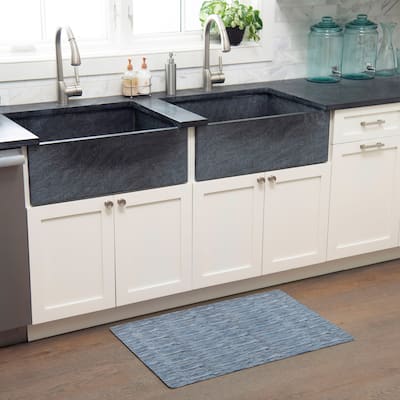SoHome Smooth Step Houndstooth Machine Washable Utility Mat, 24"x35"