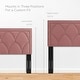 preview thumbnail 42 of 65, Greta Performance Velvet Twin Headboard