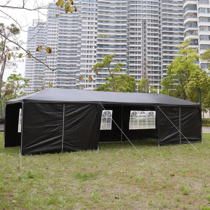 Black party tent best sale