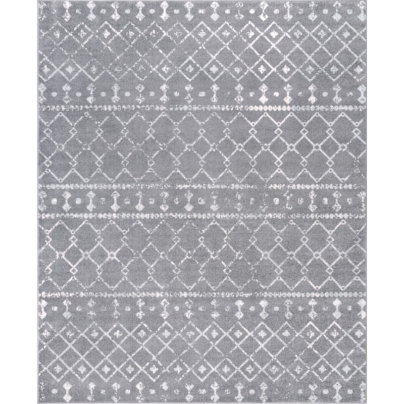 Jade Farmhouse Geometric Indoor Area Rug