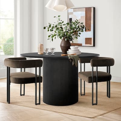 Upholstered Velvet Armchair (Set of 2)