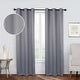 preview thumbnail 29 of 68, Superior Shimmer Washable Room Darkening Curtains, Set of 2 Panels 42" x 108" - Silver