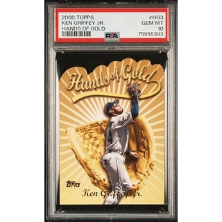 Ken Griffey Jr 2000 Topps Hands of Gold Baseball Card #HG3 Graded 
