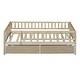 preview thumbnail 5 of 7, Natural Pine Wood Twin Daybed with Two Drawers