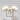 5 Light Glass Globe Chandelier Modern Pendant Light Kitchen Island - 5-Light