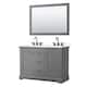 Option Dark Gray / White Quartz Top / Matte Black