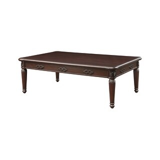 ACME Chateau De Ville Rectangular Coffee Table in Espresso - Bed