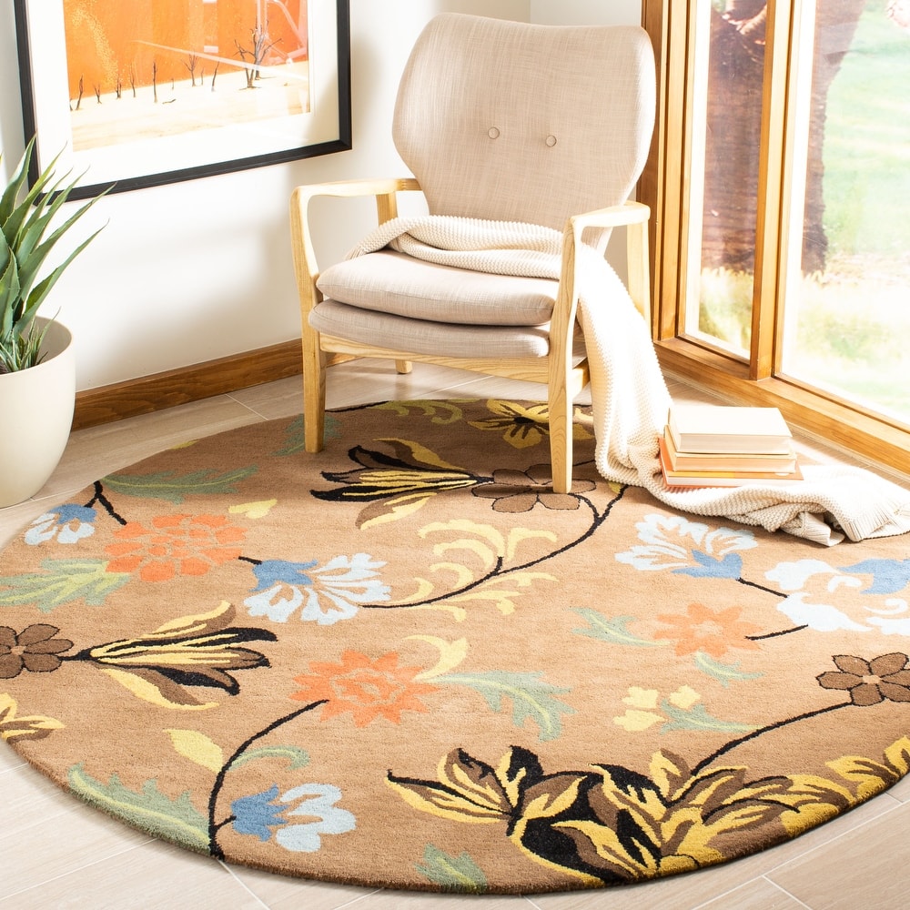 SAFAVIEH Handmade Soho Echo Floral N.Z. Wool Rug