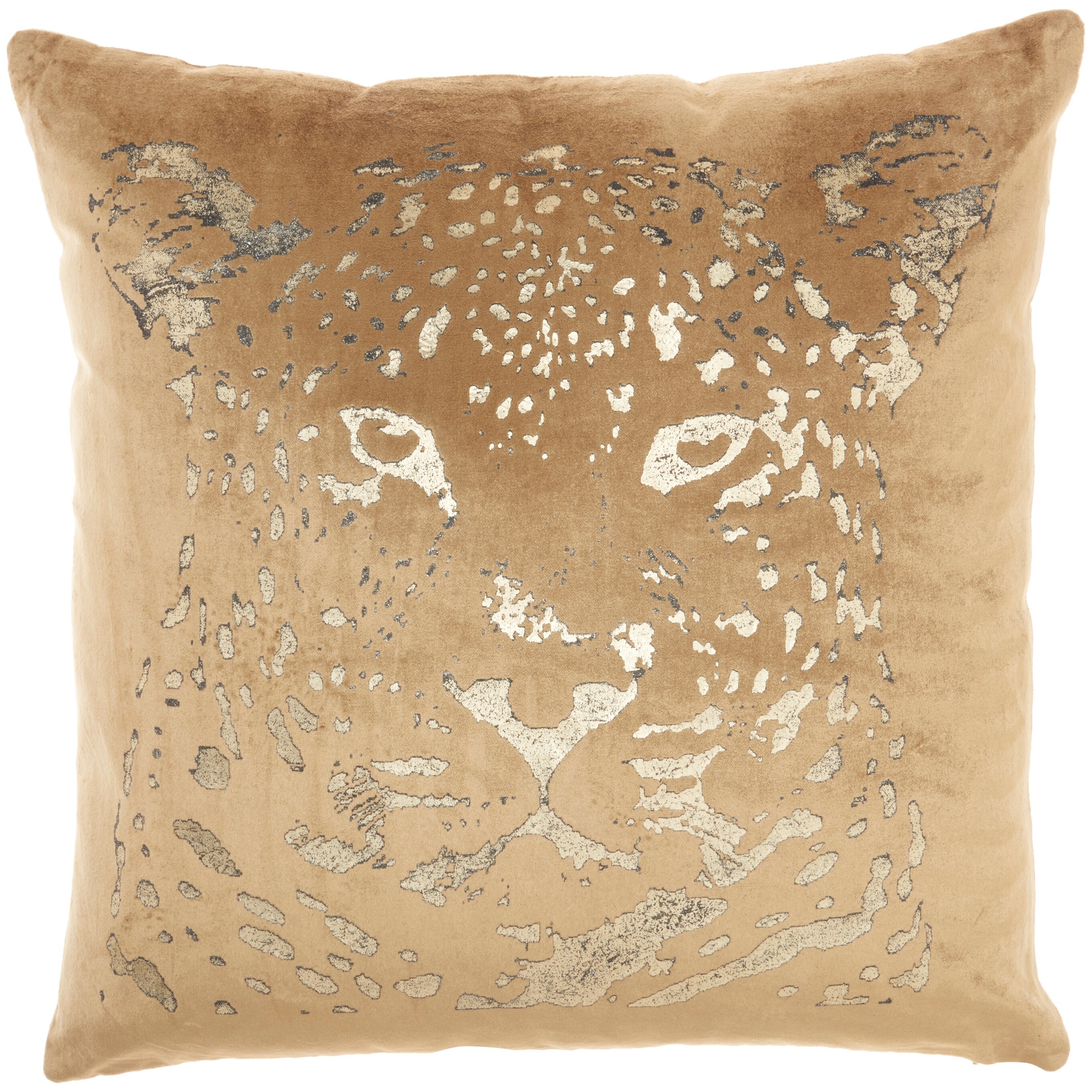 Shop Black Friday Deals On Mina Victory Sofia Beige Gold Throw Pillow 20 X20 Overstock 32394548