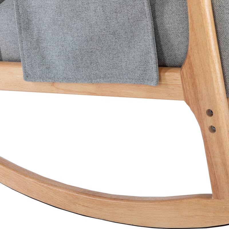 Rocking Armchair With Ottoman for Living Room