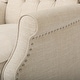 preview thumbnail 11 of 34, Walter Tufted Fabric Recliners (Set of 2) by Christopher Knight Home