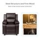 preview thumbnail 11 of 10, Deluxe Padded Kids Sofa Armchair Recliner Headrest Children w/ Storage - Single