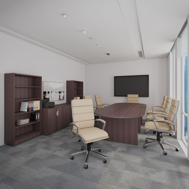 Boss CaressoftPlus Chrome Finish Executive Chair