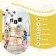 preview thumbnail 11 of 20, Costway 8-in-1 Jungle Gym Playset, Wooden Climber Play Set with Monkey