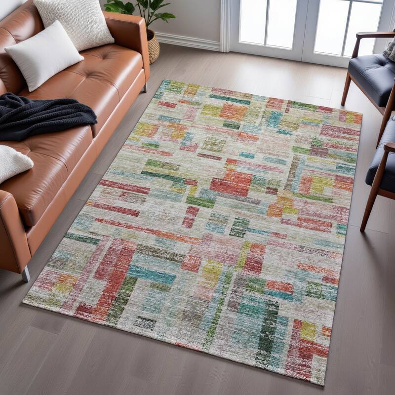 Premium Washable Super Soft Vintage Contemporary Mayfield Rug